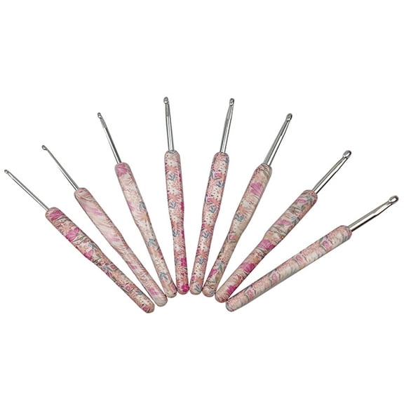 8Pcs Ergonomic Handle Crochet Hook Needle for Beginner Experienced Hobbyist