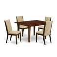 thumbnail image 2 of East West Furniture Dining Room Set Mahogany, MLLA5-MAH-04, 2 of 6