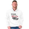 thumbnail image 5 of Stand Sit Kneel Religious Jesus Hoodie Sweatshirt Women Men Brisco Brands S, 5 of 6