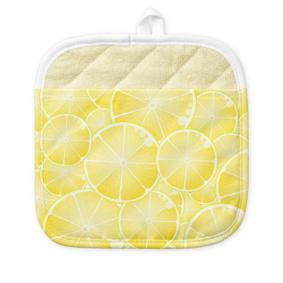 CafePress - Lemons - Pot Holder with Printed Design, 9"x9"