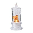 thumbnail image 7 of Christmas Exquisite Flameless Candles Liquid-Filled with Christmas Theme Figurine Inside Transparent LED Electric Candles Warm Glow Handheld & Portable Battery Operated Winter Home Decor for Holidays, 7 of 7
