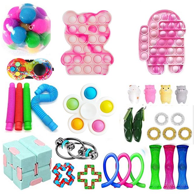 TheFound Jouets de Décompression en PVC pour Enfants Kit d'Apprentissage Précoce