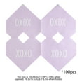 thumbnail image 3 of RKSTN Heart Napkins - 100 PCS - Bulk Heart Shaped Valentine's Day Disposable Napkins for Valentine's Day Decorations Party Supplies - Purple, 3 of 6