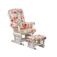 thumbnail image 3 of Cotton Tale Designs Lizzie Colorful Floral Glider with Ottoman, 3 of 4