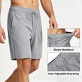 thumbnail image 4 of Pepypepy Quick-Dry Gym Shorts for Men with Zipper Pocket, Athletic Workout Shorts, Size S-XXL, 4 of 6