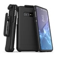 thumbnail image 3 of Encased Galaxy S10 Belt Clip Holster Case (2019 Slimshield) Ultra Slim Protective Grip Cover with Holder for Samsung Galaxy S10 - Black, 3 of 7
