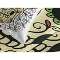 thumbnail image 4 of Ambesonne Sugar Skull Quilted Bedspread Set 3 Pcs, Calavera Featured, Queen Size, Multicolor, 4 of 5