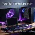 thumbnail image 3 of Pantalla para PC de 7 Pulgadas, Monitor de Temperatura IPS USB-C de 1024 X 600, Pantalla Secundaria para PC, Monitor AIDA64 con CPU, RAM y GPU., 3 of 5