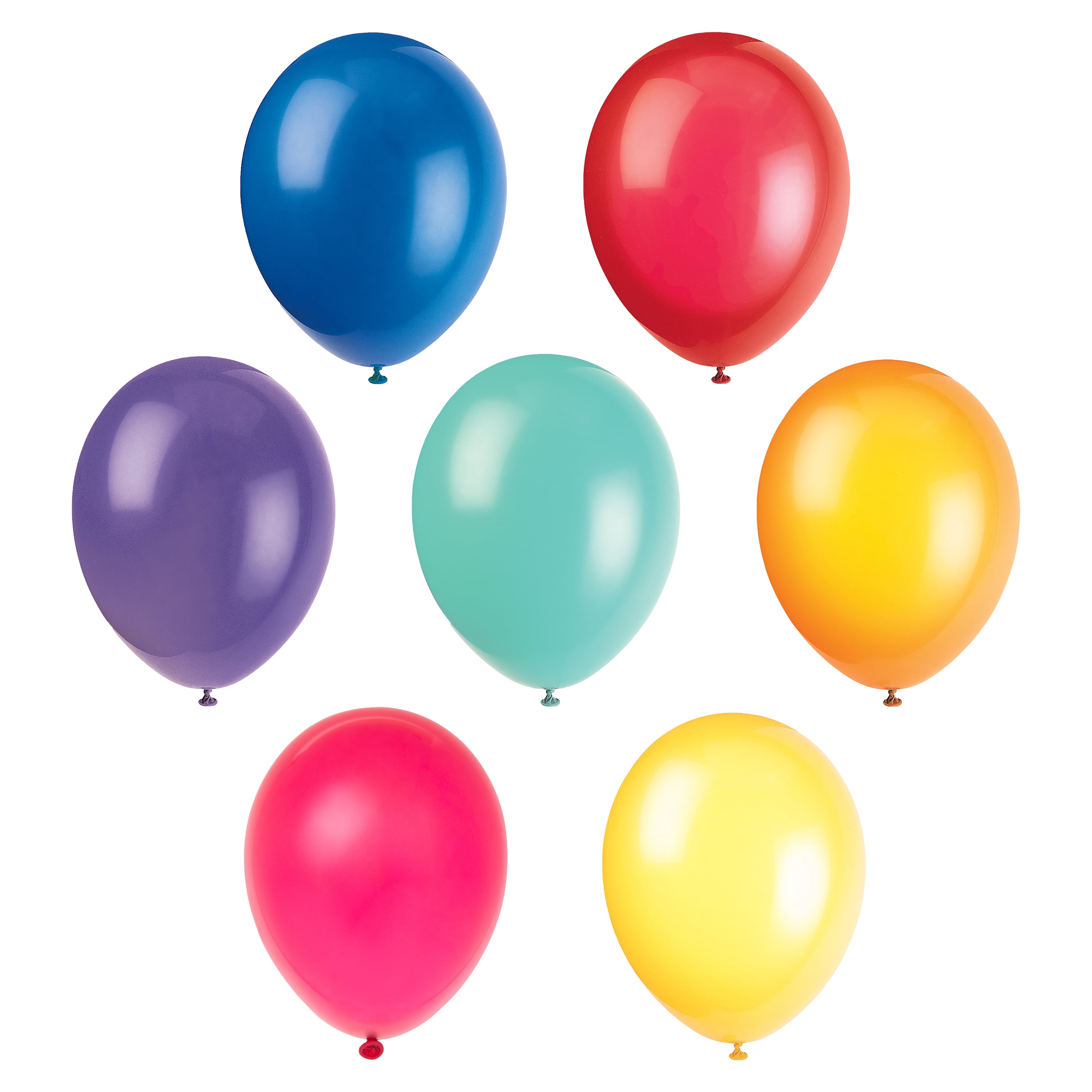 12" Wonderful Super Balloons 100 Pieces Multi-Colors 