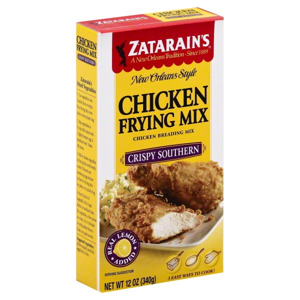 Zatarain's Crispy Southern Chicken Frying Mix 12 Oz (Pack of 8