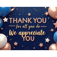 thumbnail image 3 of Balloon Design Thank You Banner Glitter Stars for Appreciation Events Indoor Party Celebration, 3 of 7