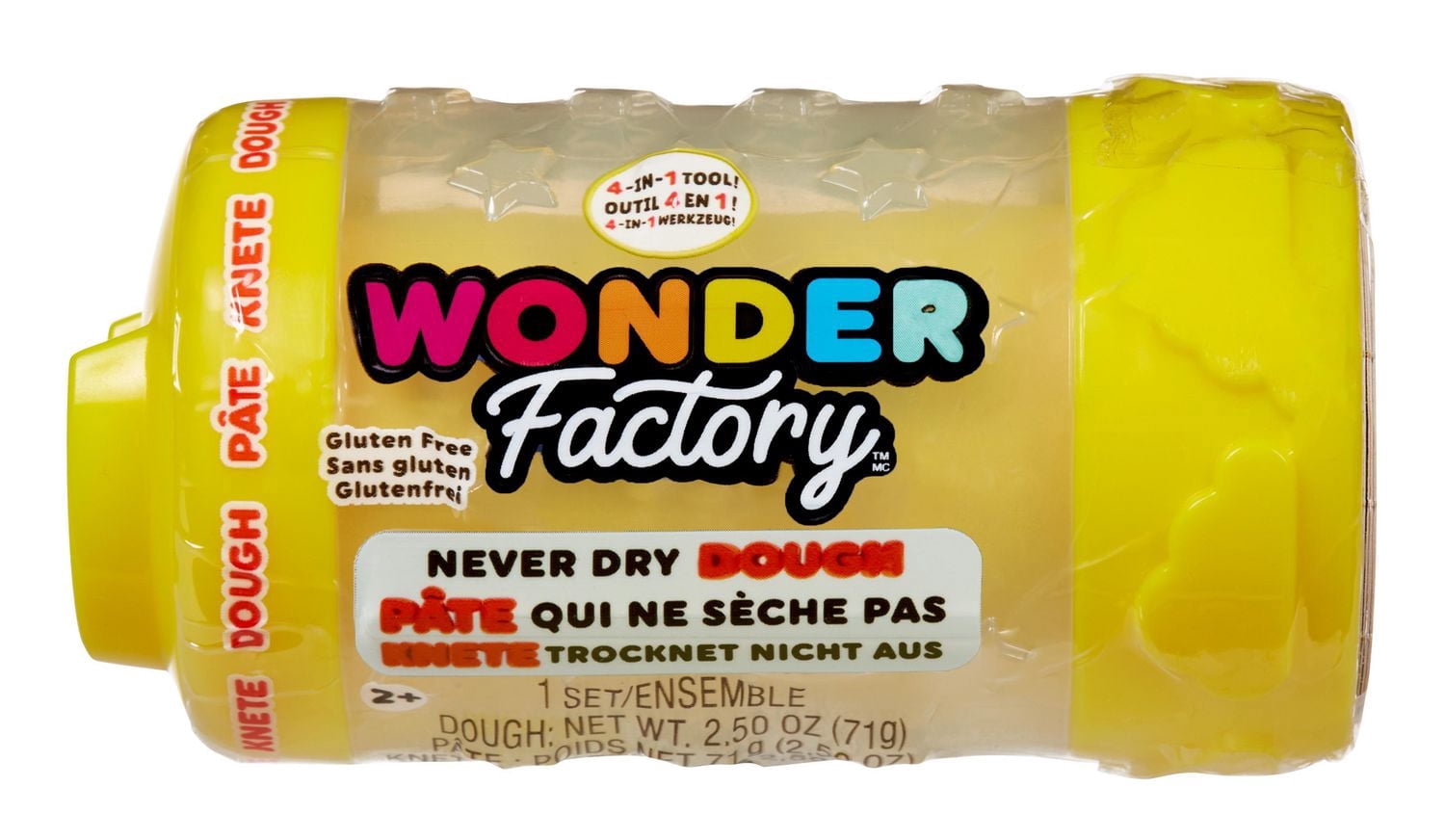 Wonder Factory Never Dry Single Dough – Yellow