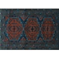 thumbnail image 1 of Ahgly Company Indoor Rectangle Persian Light Blue Traditional Area Rugs, 2' x 4', 1 of 4