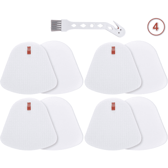 Vacuum Filter Replacement Kit for Shark NV350 NV351 NV352 NV355 NV357 NV358 NV360 NV367 NV380 UV440 UV540 UV550 ZU503AMZ, Parts XFF350, 4 Foam & Felt Filter Kit