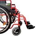 thumbnail image 2 of Silla de Ruedas Todo Terreno Eko-Mobility Plegable Descansa Pies Roja, 2 of 5