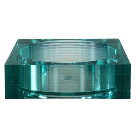 Xylem Gv105rsq Segment Square Glass Vessel Sink