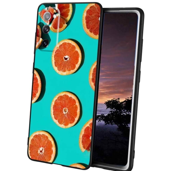 Compatible with Samsung Galaxy S20 Phone Case, Grapefruit-fruits-5 Case Silicone Protective for Teen Girl Boy Case for Samsung Galaxy S20