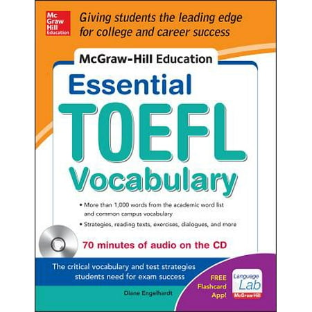 - McGraw-Hill Education Essential Vocabulary for the Toefl(r) Test with Audio Disk