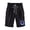 Z2Black, variant on Trendfront Women's Plus Size High Waisted Dandelion Graphic Print Bermuda Shorts Lightweight Elastic Waist with Pockets Bottoms