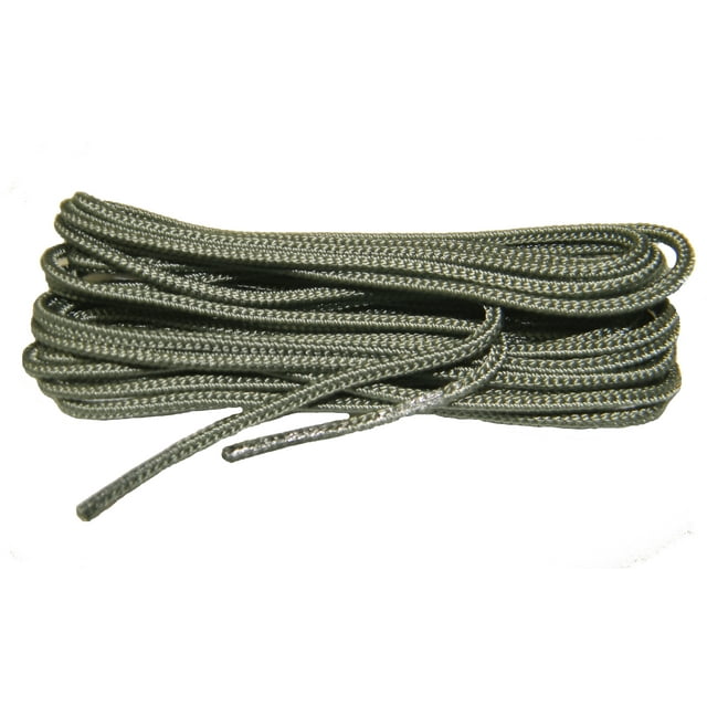 48 Inch 122 cm US Air Force Sage Green Nylon Speedlace; Tactical Combat Boot Laces; Fused aglet shoelaces (2 Pair Pack)