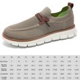 thumbnail image 2 of Zapatillas de deporte de malla para hombre Zapatillas sin cordones Mocasines casuales transpirables para el trabajo y negocios, 2 of 9