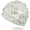 Beige, variant on Women Crochet Beanie Hat Handmade Girls Cotton Knit Cutout Floral Skull Cap Foldable Lace Hollow Stretchy Beret Caps