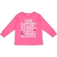 thumbnail image 3 of Inktastic Chd Awareness Month Boys or Girls Long Sleeve Toddler T-Shirt, 3 of 5