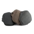 thumbnail image 4 of iHPH7 Newsboy Cap for Men Flat Cap Scally Cap for Men Cabbie Hats for Men Casual Hats for Men, Gray 2 One Size, 4 of 4