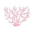 thumbnail image 3 of opvise Plastic Simulation Fish Tank Artificial Aquarium Reef Coral Decor Ornaments Large Pink Coral, 3 of 7
