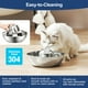 thumbnail image 5 of Dispensador De Agua Para Mascotas De Acero Inoxidable Sus304 Alimentador De Agua Eléctrico Estilo Fuente 2L Tazón De Agua Para Mascotas De Gran Capacidad Alimentador De Agua Para Mascotas Desmontable Inevent PT001211-00, 5 of 5