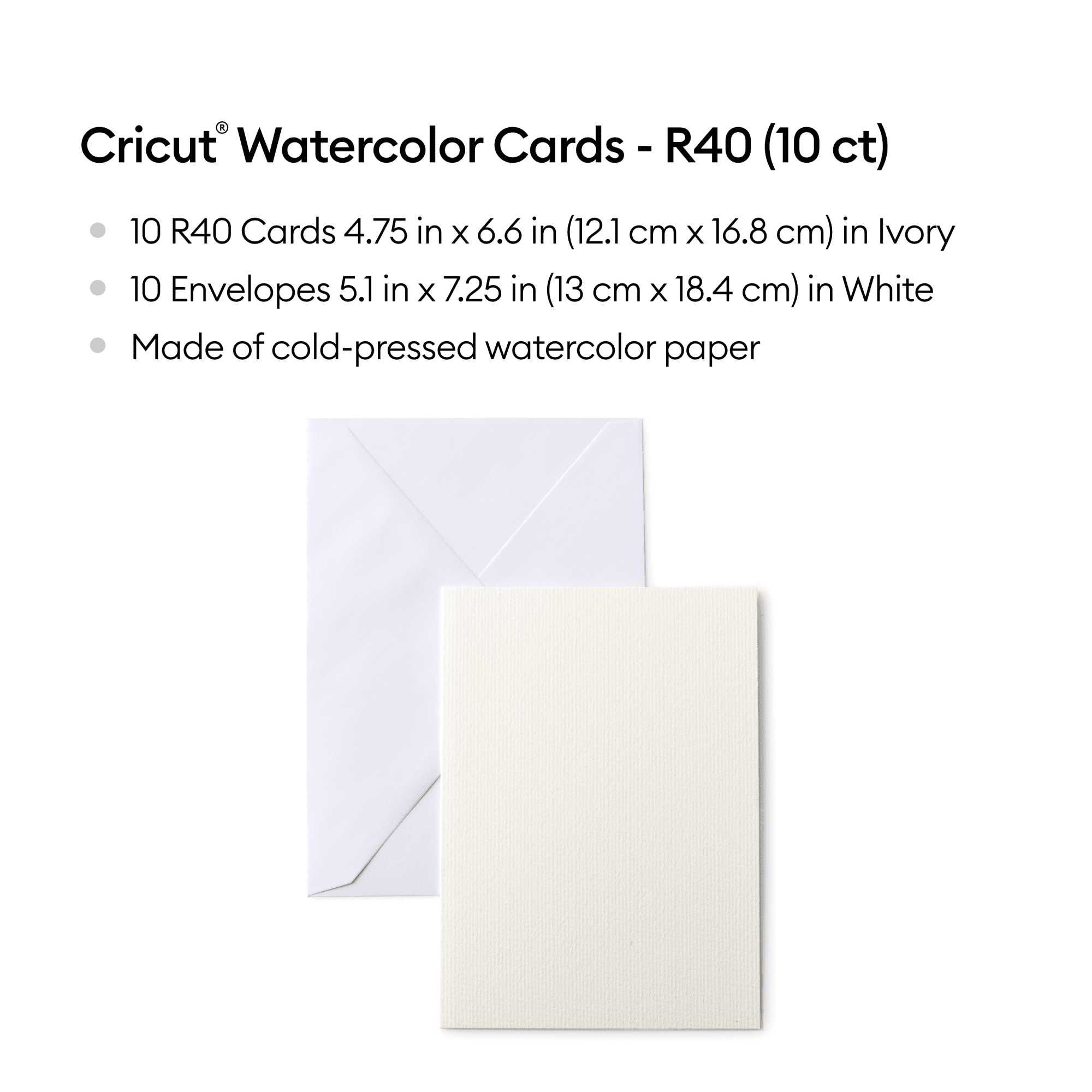 Cricut® Watercolor Cards - R40 (10 ct)