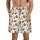thumbnail image 1 of Fotbe Guitar Trajes de Baño Estampados para Hombre, Shorts de Verano de Secado Rápido, Ropa de Playa, Bañadores-Small, 1 of 6