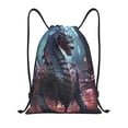 thumbnail image 1 of Lukts Urban Mechanical Dragon Pattern Drawstring Backpack Bag Sport Gym Sackpack,String Backpack Sport Bag Sack,Cinch Tote Gym Backpack-Medium, 1 of 6