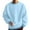 D81/Light Blue, variant on Men's Sweatshirts Pullover Long Sleeve Crewneck Casual Athletic Top For Streetwear Gym Workout Comfortable Streetwear
