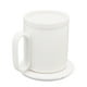thumbnail image 5 of Almohadilla calentadora de tazas, inalámbrico, temperatura constante, multifunción, fuente de alimentación USB, juego de calentador de café eléctrico para el hogar, color blanco, 5 of 5