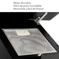 thumbnail image 3 of Campana Extractora Acero Vidrio Templado 60cm 3 Velocidades Color Negro, 3 of 6