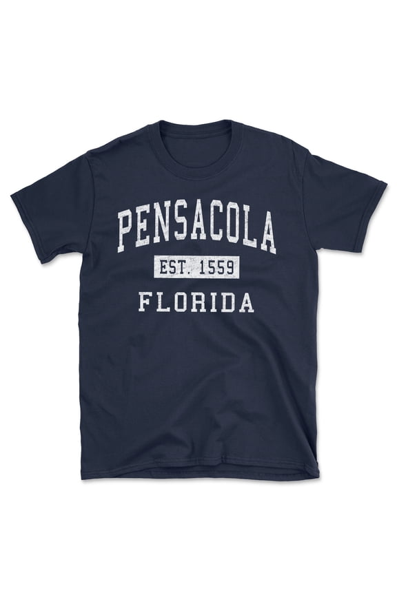 Pensacola Florida Classic Established Men's Cotton T-Shirt
