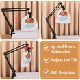 thumbnail image 5 of Embroidery Table Stand Kit 8~12mm Hole Hand Embroidery Stand Lap Folding Stitch Stands Clamp Hand Embroidery Hoop Holder 360 Rotated Stands, 5 of 6