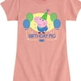 thumbnail image 3 of Peppa Pig - George Birthday Pig - Girls Toddler And Youth Fitted Short Sleeve Tee, 3 of 5