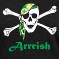 thumbnail image 3 of CafePress - Arrish Irish Pirate Skull And Crossbones T Shirt - Womens Football Shirt, 3 of 4