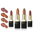 thumbnail image 3 of Khasana Lipstick Set. Long Lasting Lip color, 4 Piece Gift Set. Moisturizing Formula, Infused with Vitamin E and Vitamin C. Multi Finish Lip Makeup, Cream Gloss & Matte. Pack of 4., 3 of 5