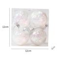 thumbnail image 2 of Adornos de bolas de Navidad, para árboles de Navidad, decoraciones navideñas para fiestas de bodas, 2 of 5
