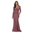 thumbnail image 1 of Classy Long Sleeve Evening Gown, 1 of 1