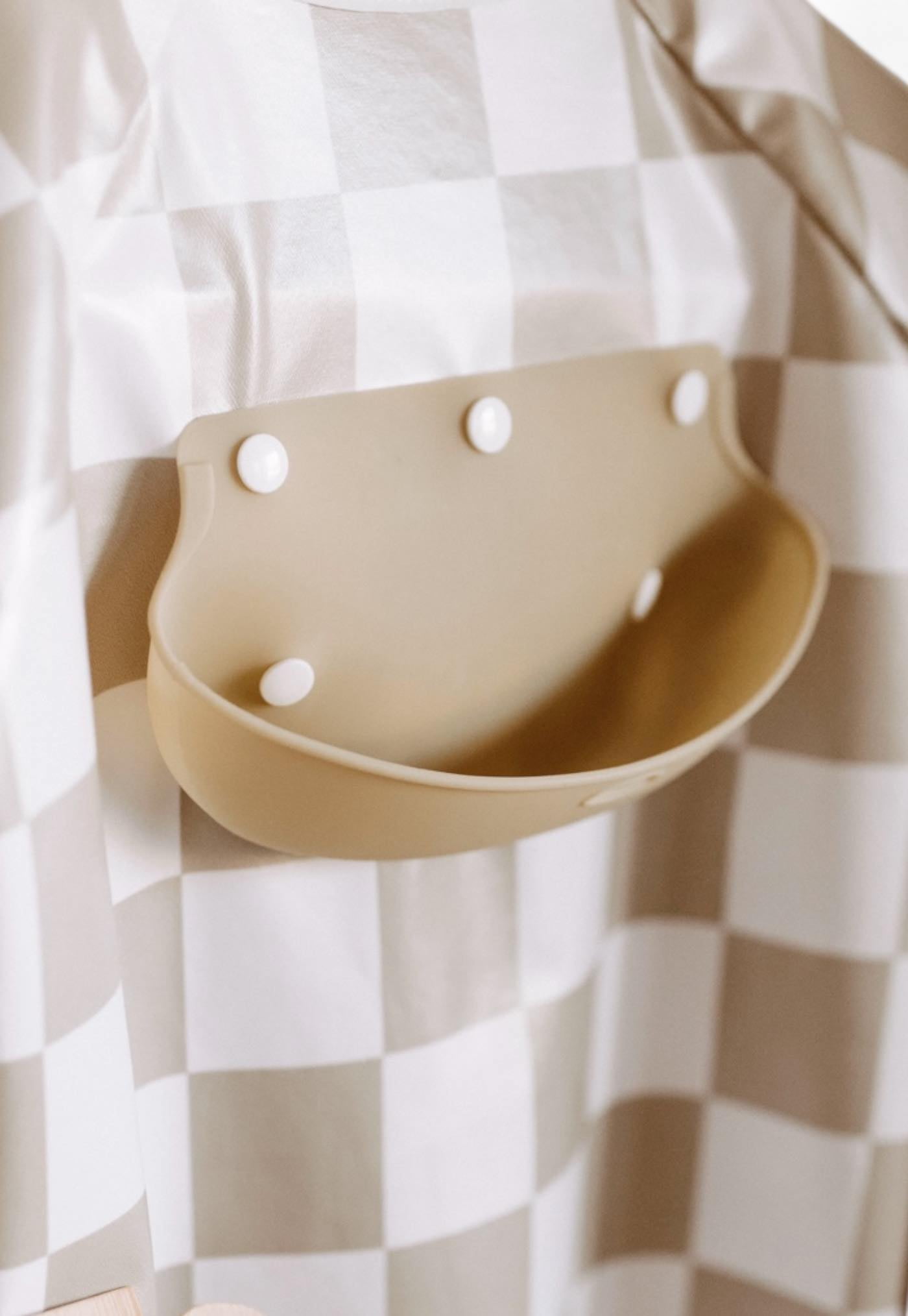 Bibvy Mess Proof Baby Bibs, Toddler Feeding, Silicone Catcher, Chair Attaching, Waterproof, 6-36 Mos