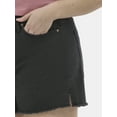 thumbnail image 3 of No Boundaries Women's Mid Rise Denim Short, Sizes 2-26W, 3 of 5
