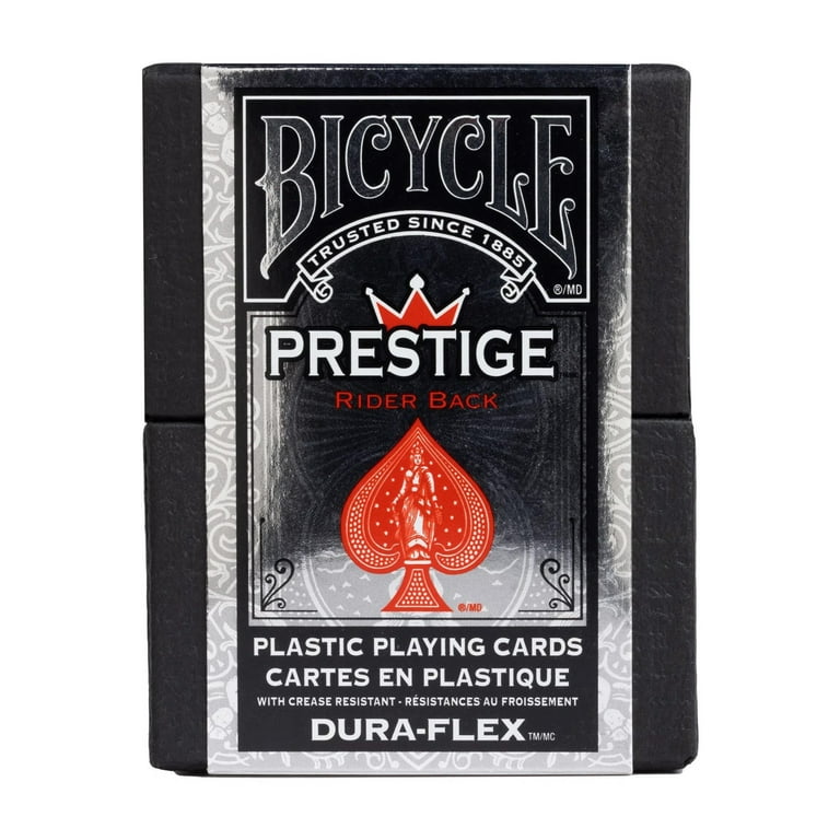 Bicycle Prestige Rider Back Plastic Dura-Flex Playing Cards - Set