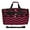 Fuchsia Black Chevron, variant on World Traveler 19-inch Carry-On Shoulder Duffel Bag - Fuchsia White Chevron