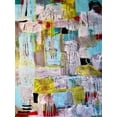 thumbnail image 2 of Spina, Phyllis 19x24 Black Ornate Wood Framed with Double Matting Museum Art Print Titled - Dry Patterns, 2 of 4