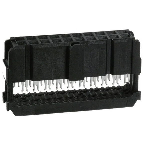 746285-4 Receptacle Connector 20 Position Rectangular IDC Gold 26-28 AWG