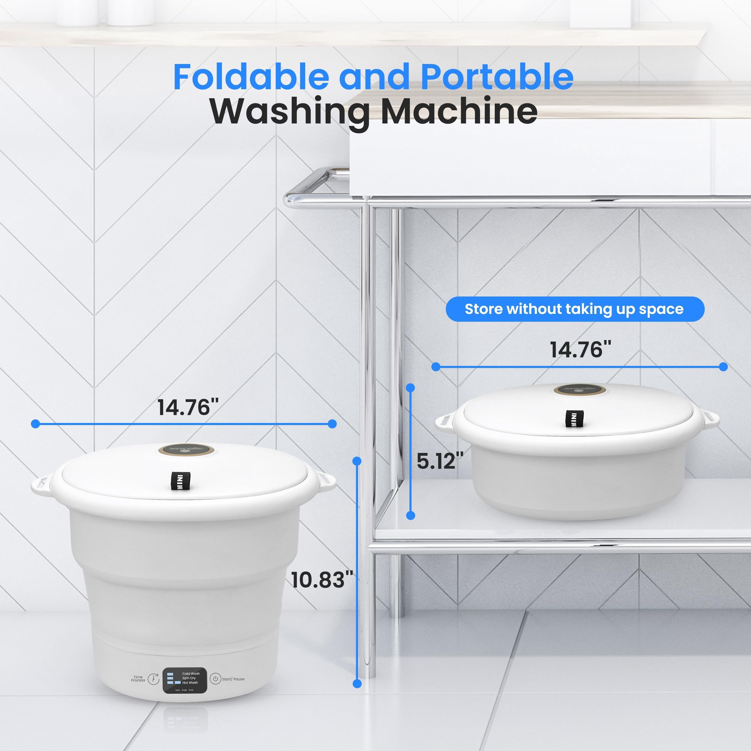 SereneLife Portable Mini Washing Machine